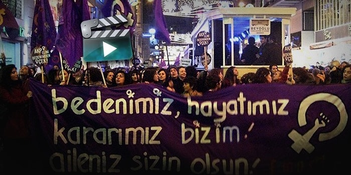 Dünya Yerinden Oyna! 8 Mart Feminist Gece Yürüyüşü'ne Çağrı...