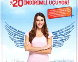 Anadolujet İle Tüm Kadınlar Yüzde 20 İndirimle Uçuyor
