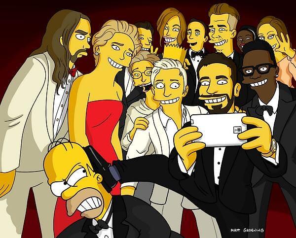 14. Simpsons Selfie.