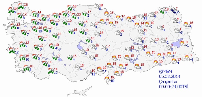 Kuvvetli Yağışlara Dikkat!