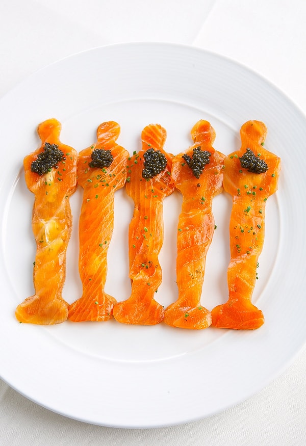 Somonlu-Havyar Süslü Mini Oscar Pizzalar