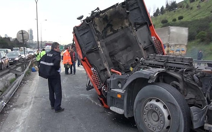 FSM'de Trafiği Durduran Kaza