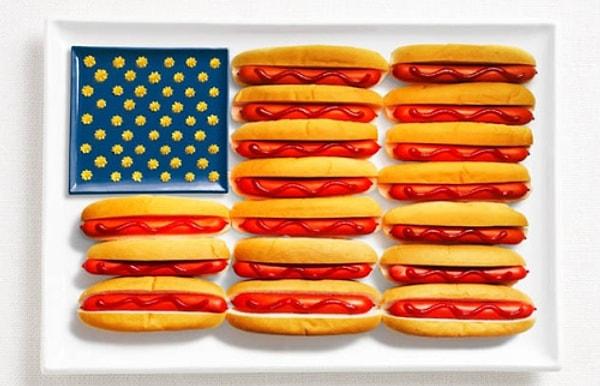 ABD; hot dog, ketçap ve hardal.
