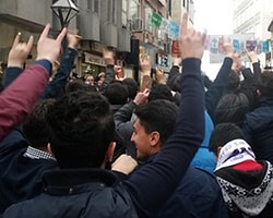 Ülkücüler, Hdp'nin Bayraklarını Kesti