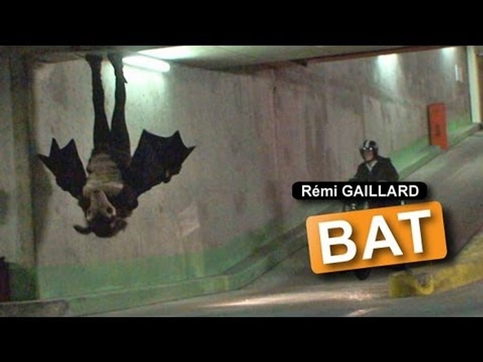 Fransız Rémi Gaillard'ın Yarasa Şakası