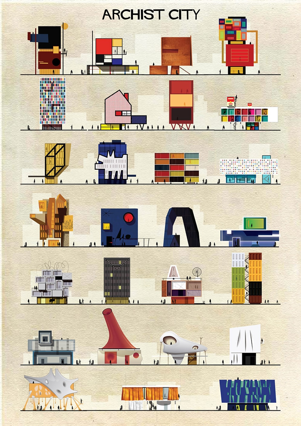 Mimari & İllüstrasyon Mashup