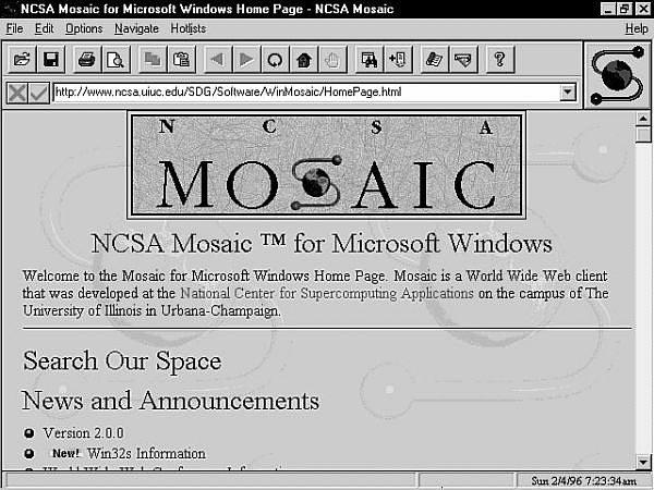 İlk İnternet Gezgini : Mosaic