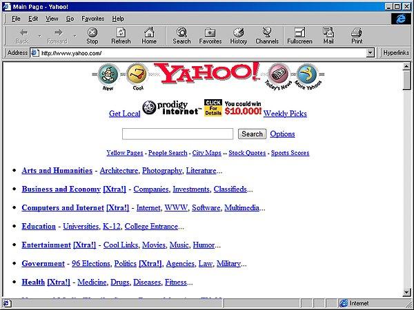 Yahoo.com Açıldı