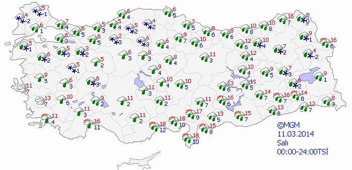 Sıcaklık Ülke Genelinde 4 ila 8 Derece Azalıyor