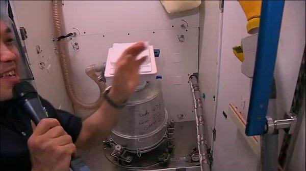Uzay istasyonunun tuvaleti