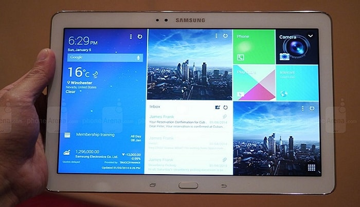 Samsung'dan Yüksek Çözünürlüklü Amoled Tablet