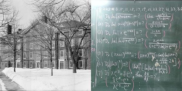 13. Harvard Universitesi, Calculus biliminden daha eski