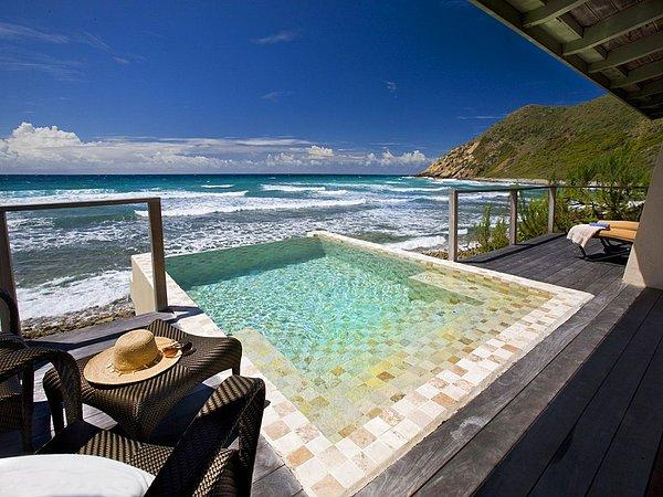 28. The Biras Creek hotel - British Virgin Islands.