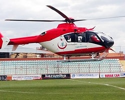 Müezzinoğlu Ambulans Helikopterle Seçim Çalışmasında