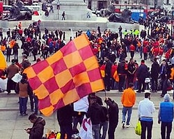 Galatasaraylı Taraftarlardan Londra Çıkarması!