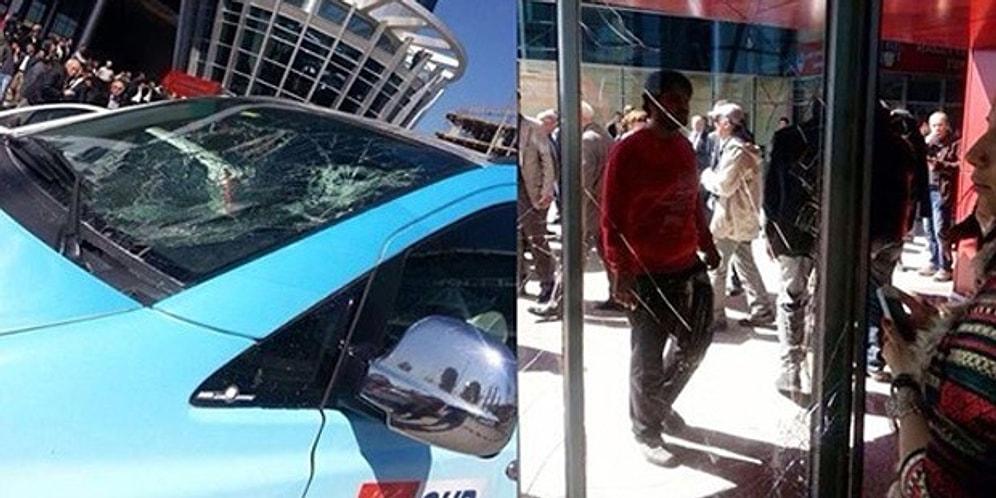 CHP Ankara Büyükşehir Belediye Başkan Adayı Mansur Yavaş'a Saldırı