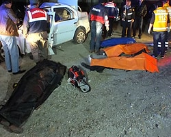 Katliam gibi kaza!.. 4 ölü, 1 yaralı!