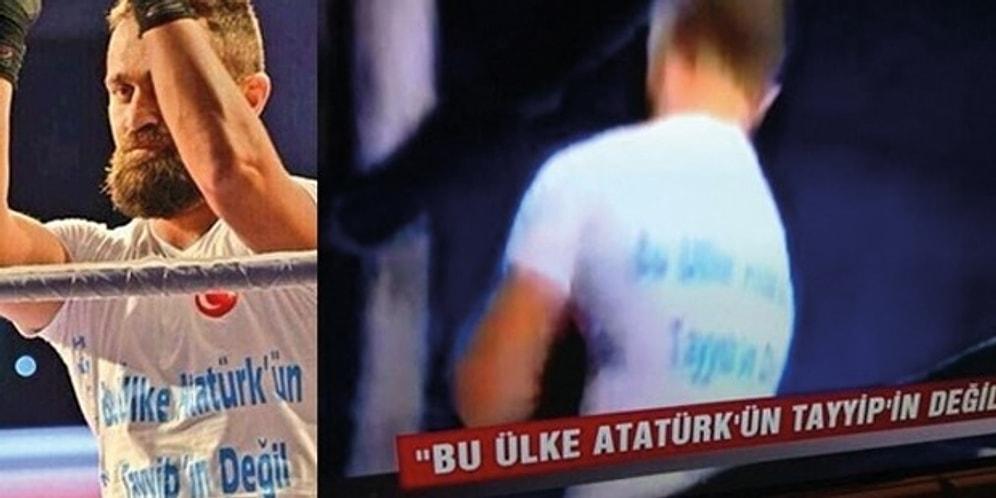 Boksör Arık'tan Tişörtlü Protesto