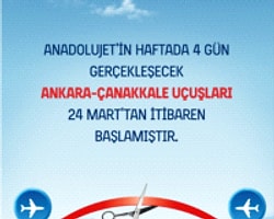 Anadolujet Şimdi De Çanakkale'de