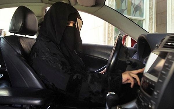 6. Suudi Arabistan - Kadınların araba kullanması