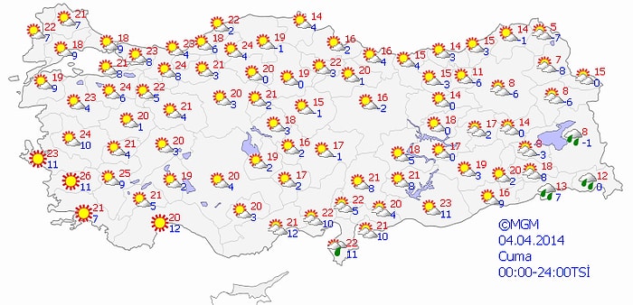 Sıcaklık Ülke Genelinde Artıyor