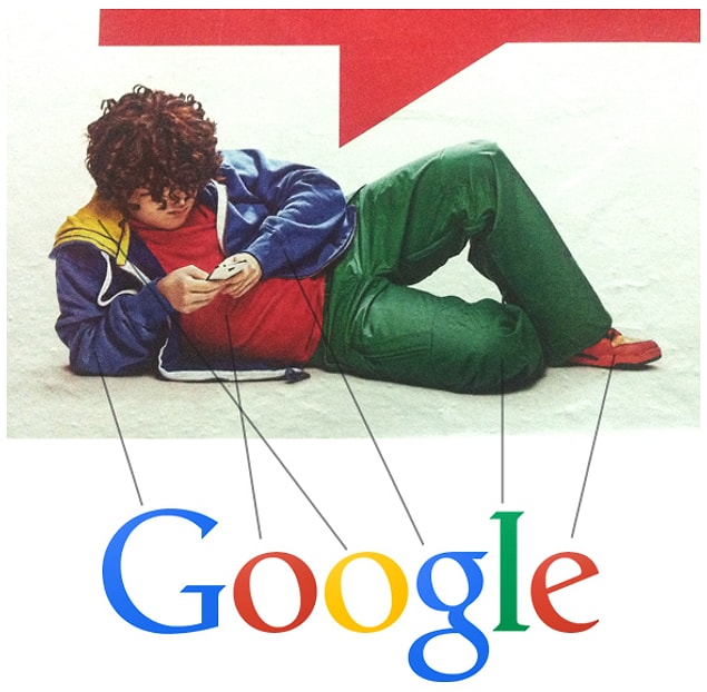 Кудрявый парень в рекламах Яндекс, на самом деле Google.