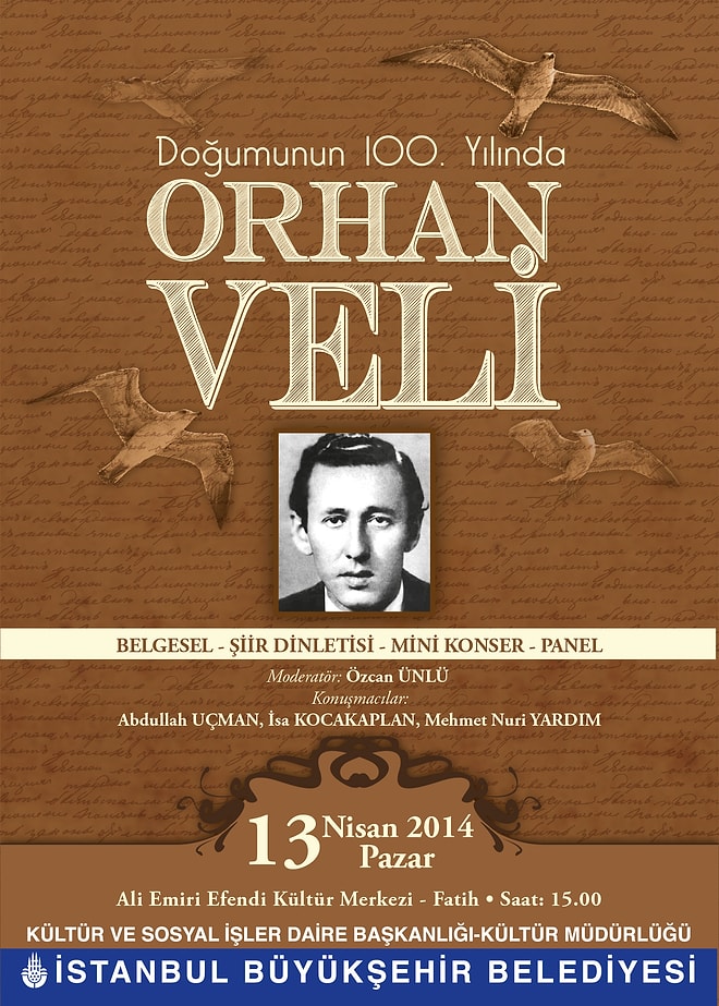 Bir Garip Orhan Veli 100 Yaşında