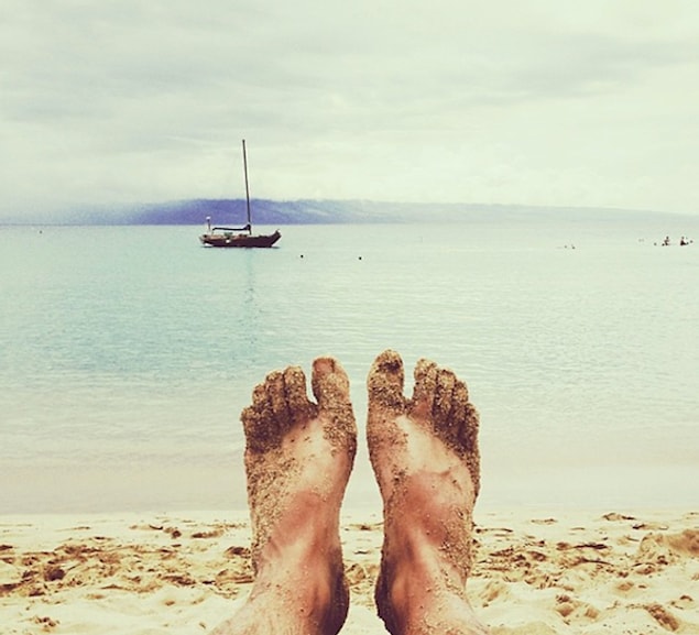 5. Instagramdan durmadan ayak fotoğrafı paylaşan hanım kızlarımız.