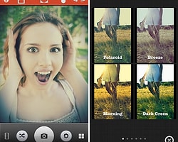Android'e Retrica Geldi!