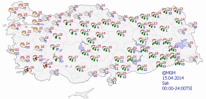 Meteoroloji'den Kuvvetli Yağış Uyarısı