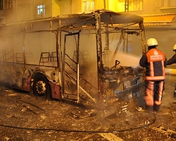 Halk Otobüsüne Molotoflu Saldırı!