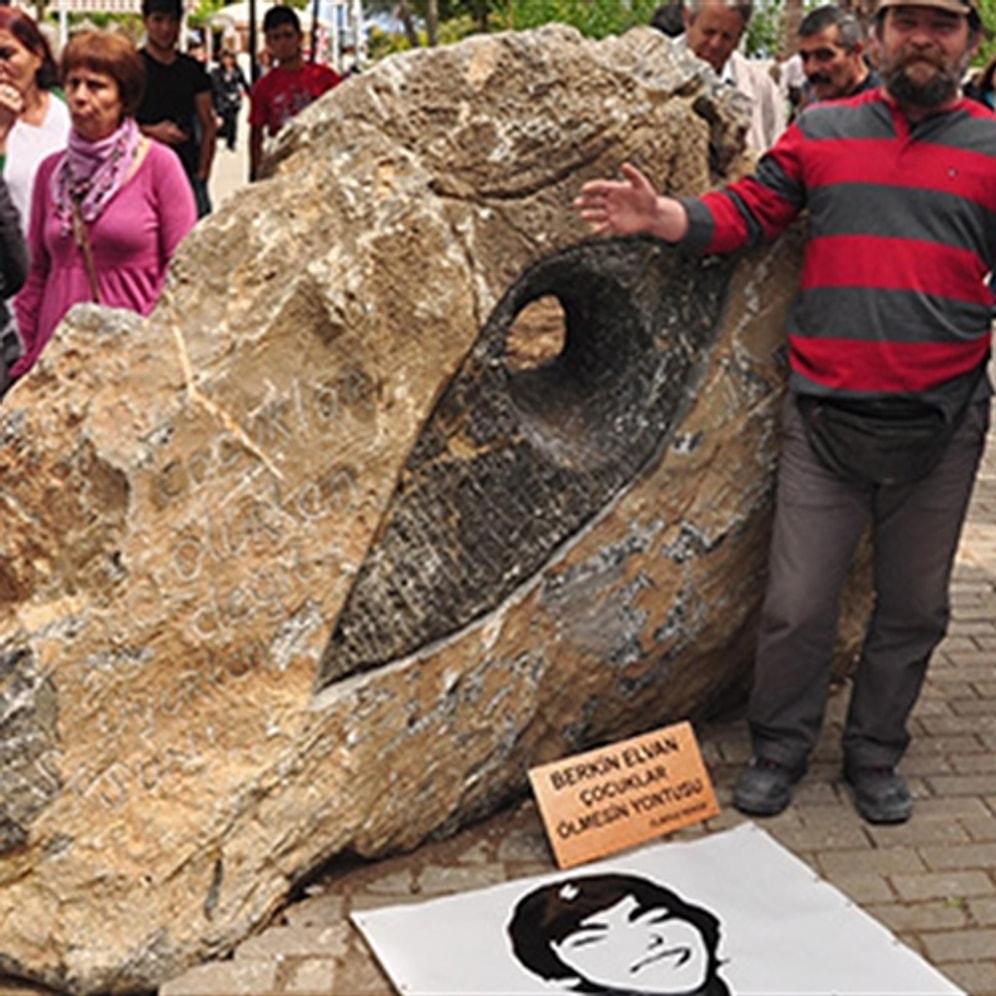 Datça'da Berkin Elvan İçin Anıt Heykel Yapıldı