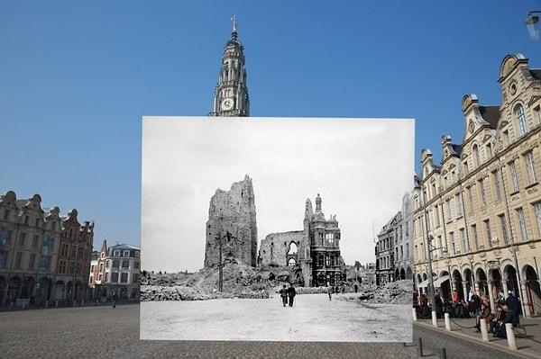 1. Belediye binası ve çan kulesi, Arras, Fransa