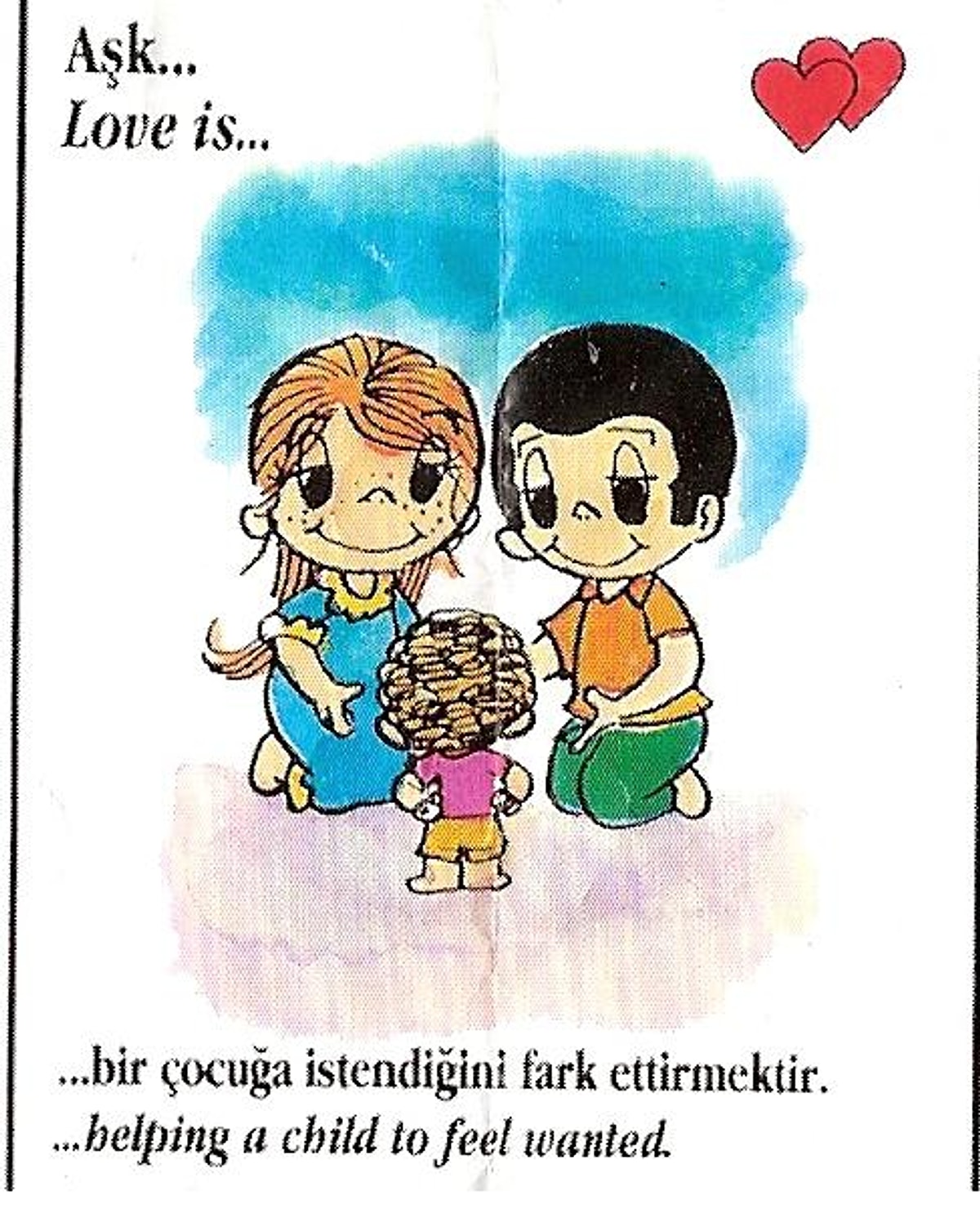 Hero love перевод. Love is с ребенком. Открытка Love is. Love is семья.