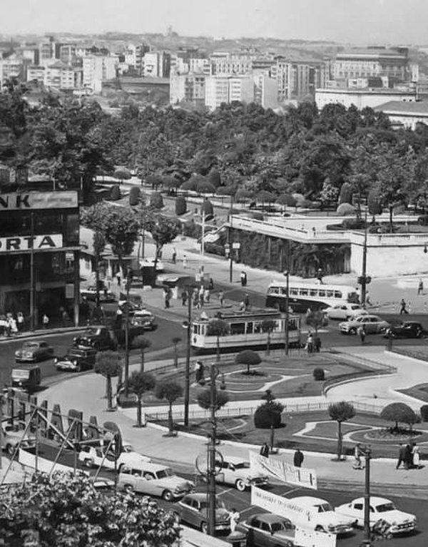 50 li yıllarda Taksim