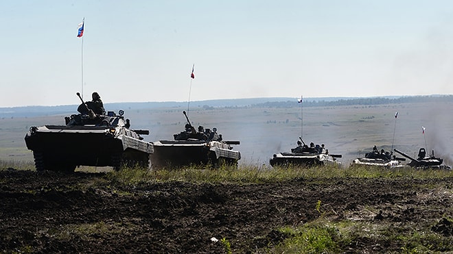 Ukrayna Sınırında Rus Tatbikatı