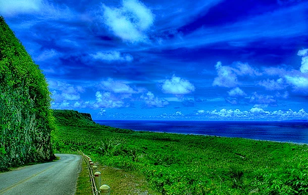 Mercan kaplama yollar - Guam