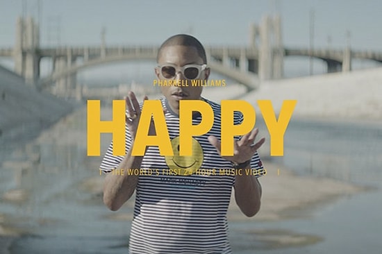 Pharell Williams'ın Happy Klibini Bir de Müzik Olmadan Sadece Seslerle İzleyin!