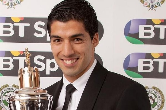 Luis Suarez İngiltere'de Yılın Futbolcusu