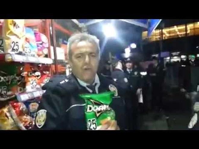 Gücünü Doritos'tan Alan Türk Polisi