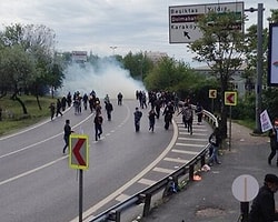 İstanbul Tabip Odası'ndan Biber Gazı Pankartı