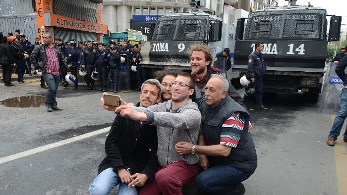 Ankara'da Toma'lı Selfie Hatırası