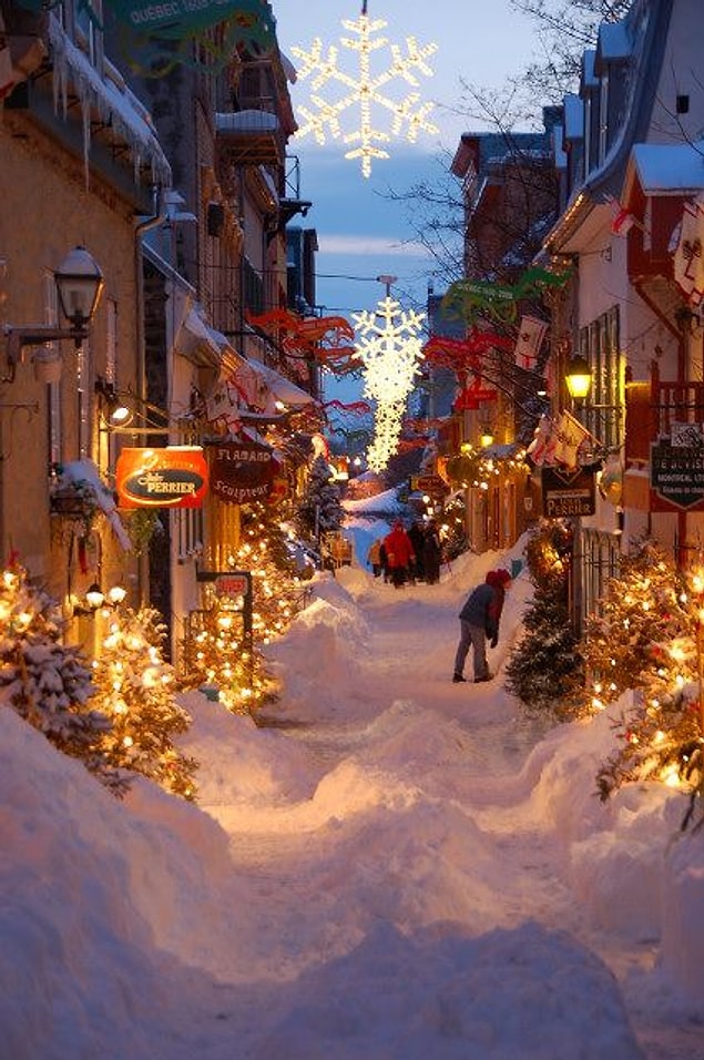 24. This is a beautiful street just fit for Quebec – Canada