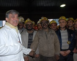 Cumhurbaşkanı Gül'den Madencilere Sürpriz Ziyaret