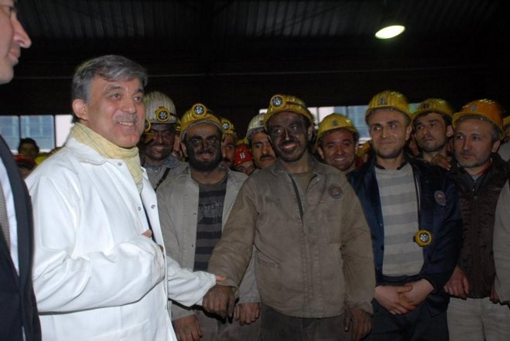 Cumhurbaşkanı Gül'den Madencilere Sürpriz Ziyaret