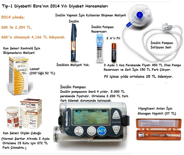 Bir Diyabetlinin Masrafları