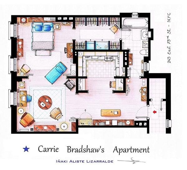 Sex And The City: Carrie Bradshaw'ın Evi