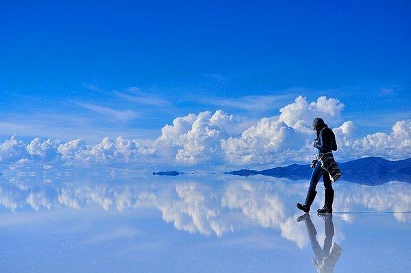 5. Bolivya'daki Tuz Gölü