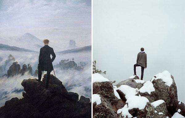 “Wanderer above the Sea of Fog” - Caspar David Friedrich