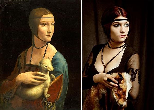 “Lady with an ermine” - Leonardo da Vinci
